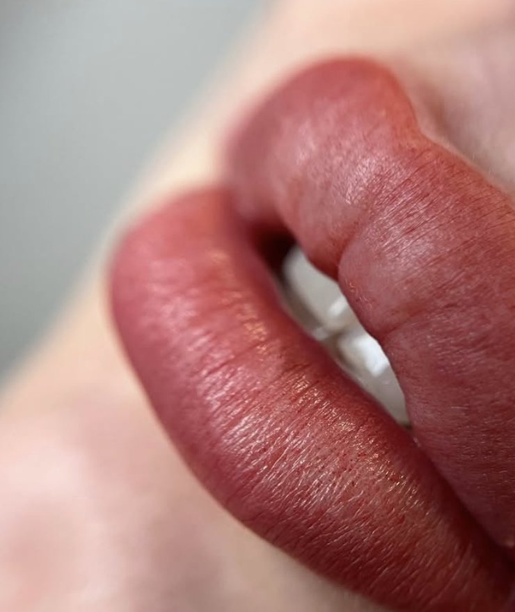 Labios pigmentados, efecto fresco